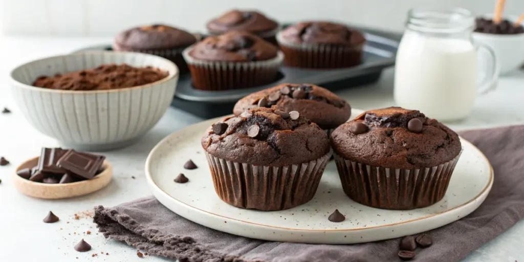 Muffins de chocolate