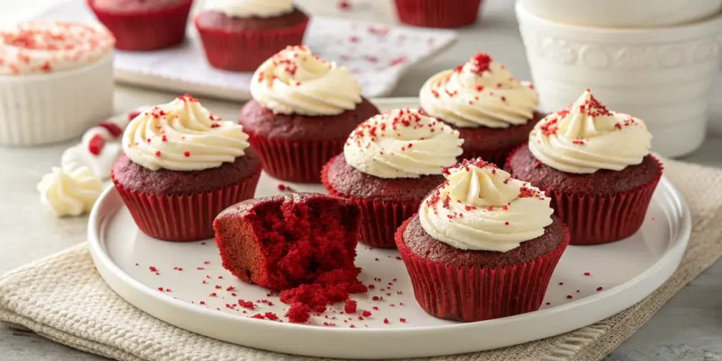 Cupcakes red velvet fáciles