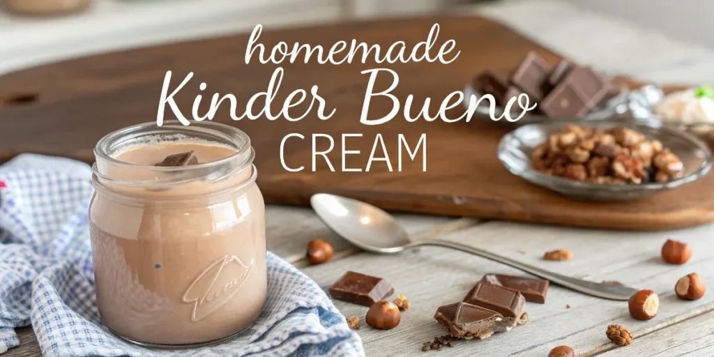 Crema Kinder Bueno Casera