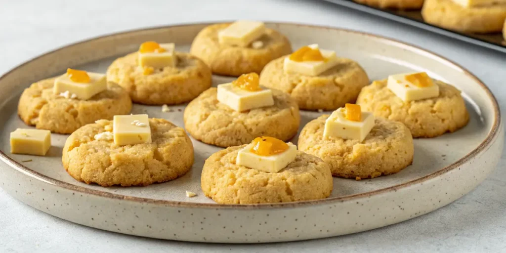 Galletas de queso y harina de garbanzos