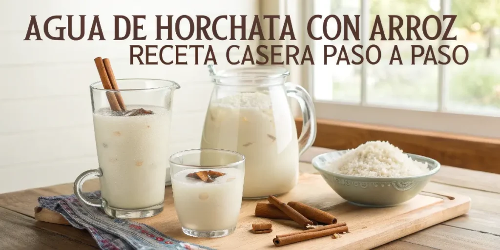 Agua de Horchata con Arroz