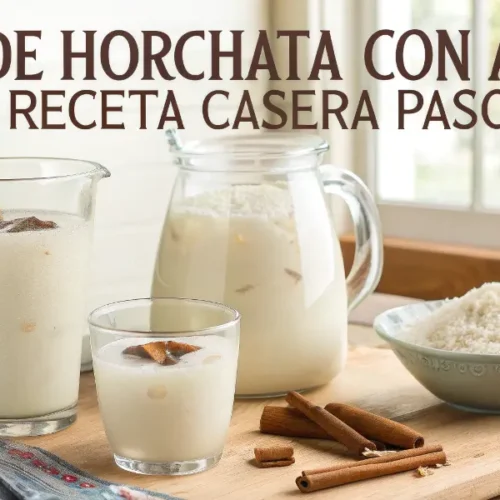 Agua de Horchata con Arroz