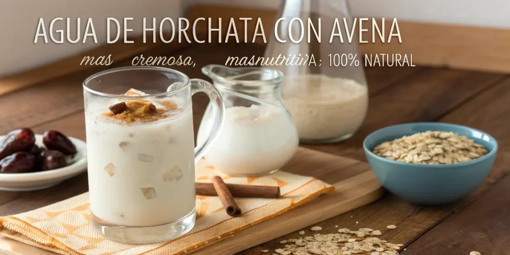 Agua de Horchata con Avena