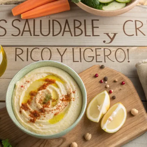 Receta de Humus de Garbanzo Saludable
