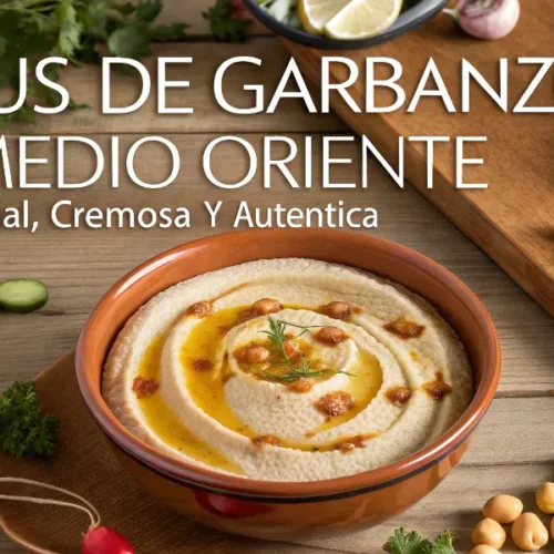 Humus de Garbanzo Receta Original del Medio Oriente