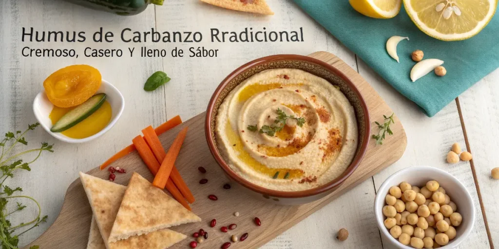 Humus de Garbanzo Receta Tradicional