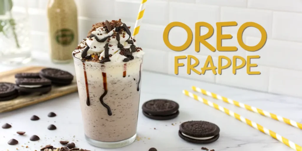 Cómo hacer un delicioso frappé de Oreo en casa
