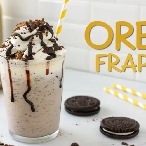 Cómo hacer un delicioso frappé de Oreo en casa