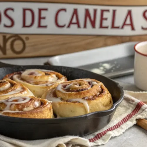 Rollos de Canela Sin Horno