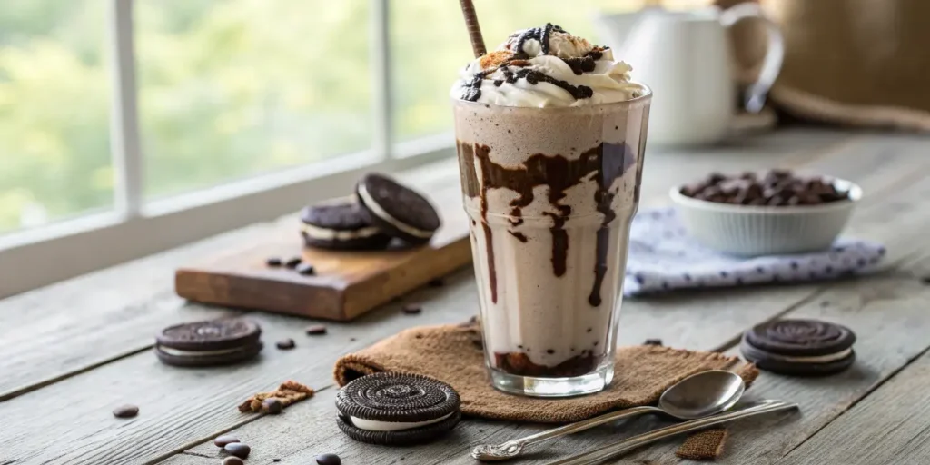 Frappé de Oreo con helado