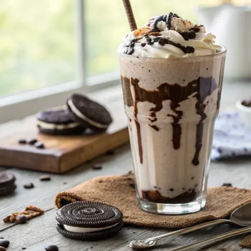 Frappé de Oreo con helado