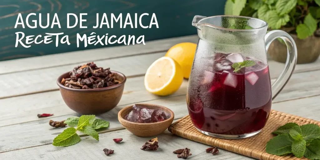 Agua de Jamaica Receta Mexicana