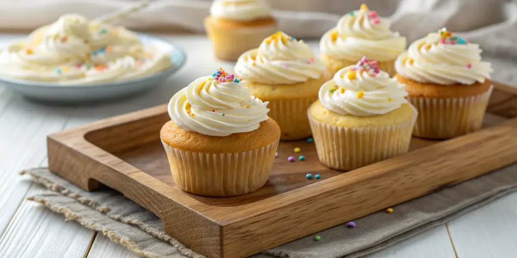 Receta Fácil de Cupcakes de Vainilla Esponjosos y Sencillos