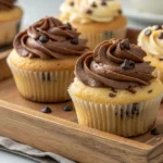 Cupcakes de Vainilla con Chispas de Chocolate
