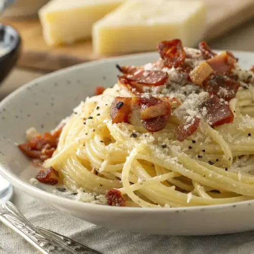 Pasta Carbonara Receta Italiana