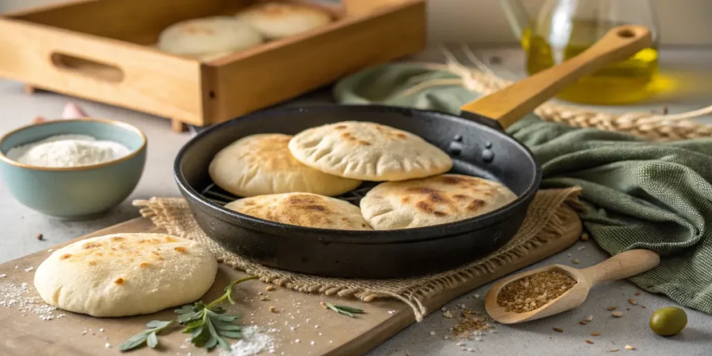 Pan Árabe Receta Fácil Sin Horno