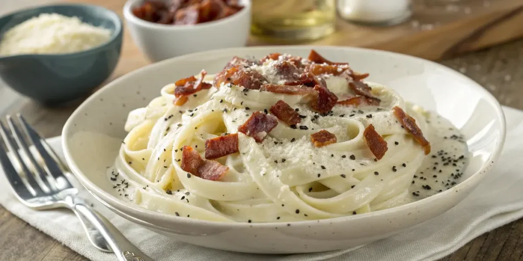 Pasta Carbonara con Nata