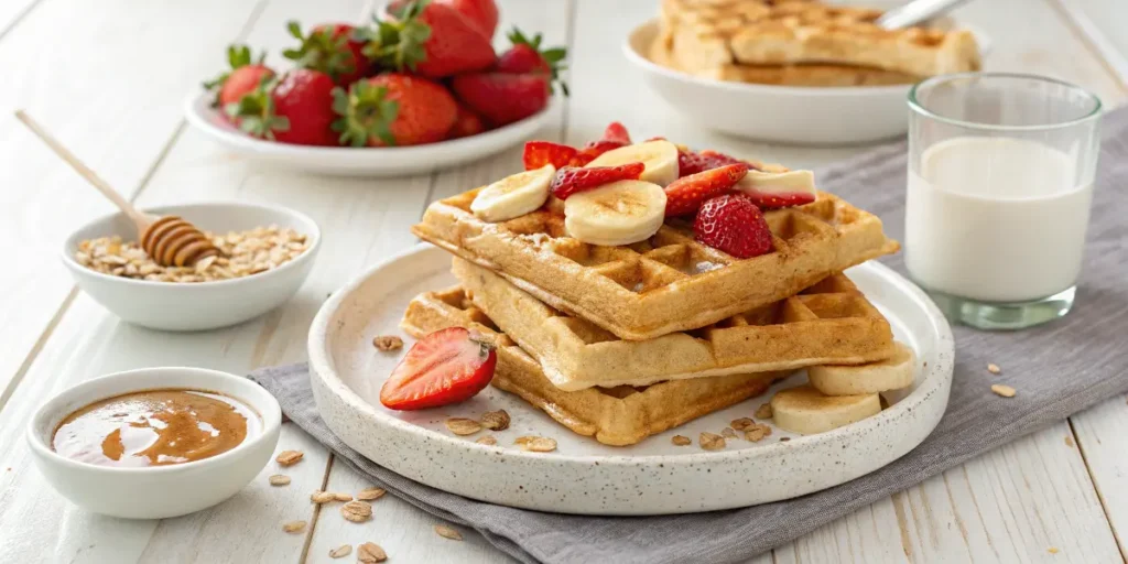 Wafles Sin Huevo ni Leche